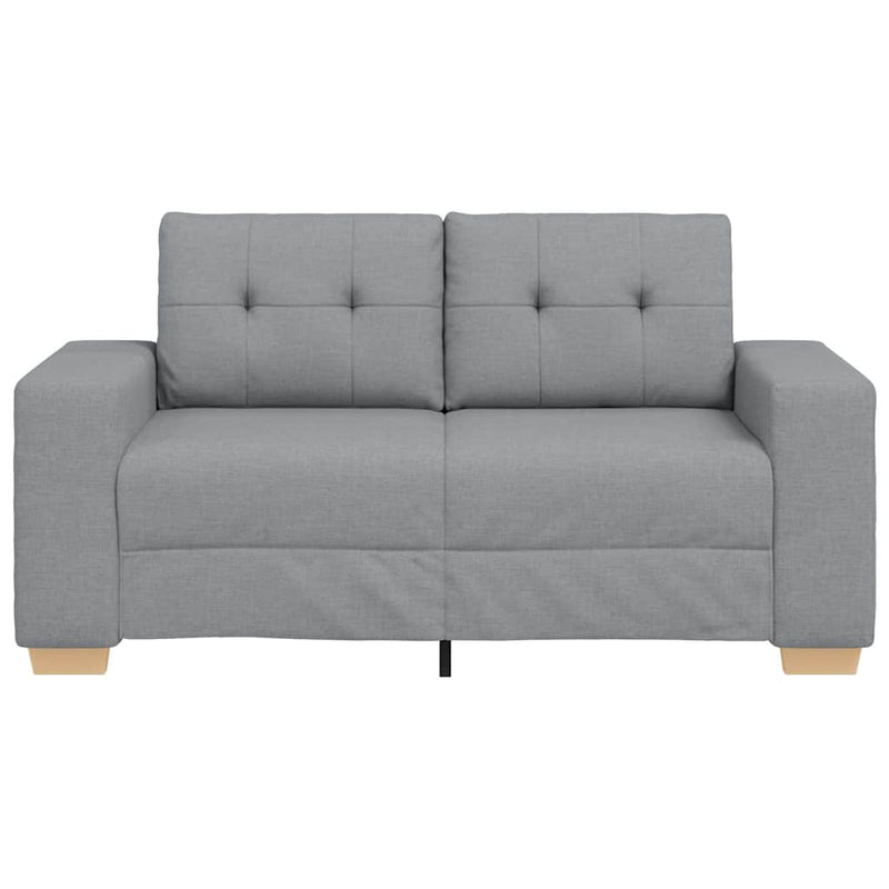 Canapea lovesea gri deschis 160x77x82 cm stofa