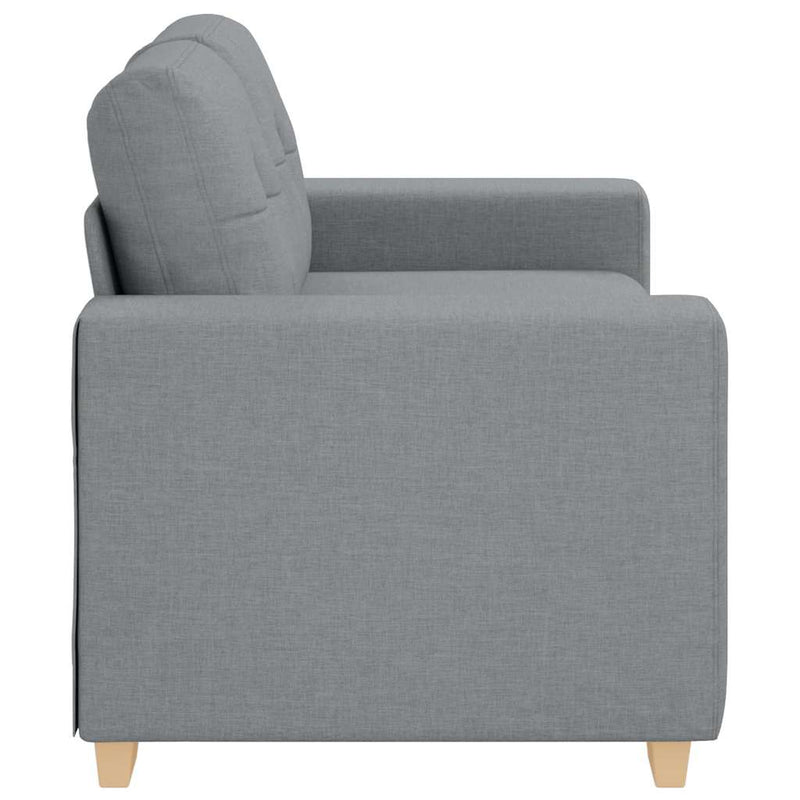 Canapea lovesea gri deschis 160x77x82 cm stofa