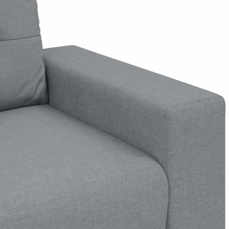 Canapea lovesea gri deschis 160x77x82 cm stofa