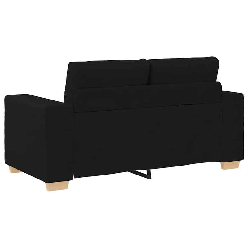 Canapea Loveseat Negru 160x77x82 cm Stofa