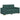 Canapea extensibilă verde închis 160x77x82 cm, material textil