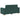 Canapea extensibilă verde închis 160x77x82 cm, material textil