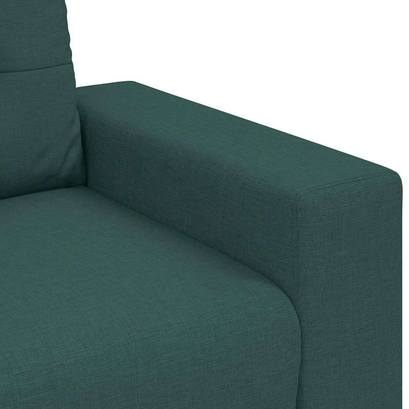 Canapea extensibilă verde închis 160x77x82 cm, material textil