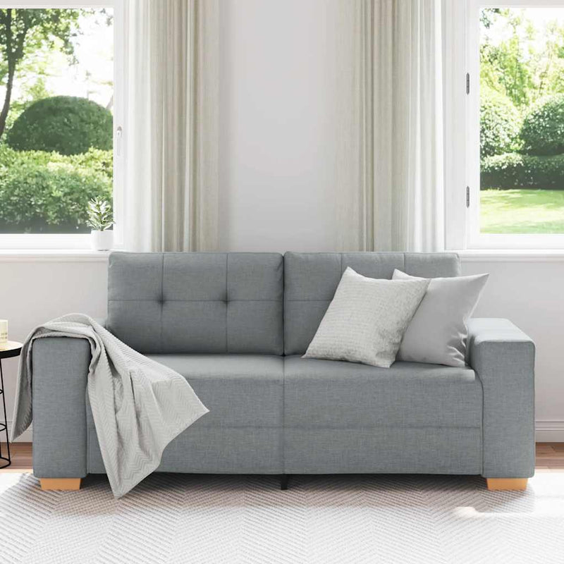 Canapea lovesea gri deschis 180x77x82 cm stofa