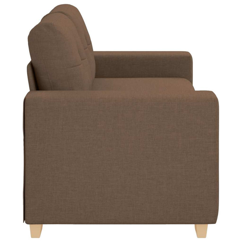 Canapea extensibilă maro 180x77x82 cm, material textil