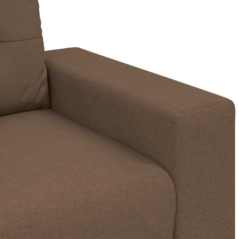 Canapea extensibilă maro 180x77x82 cm, material textil