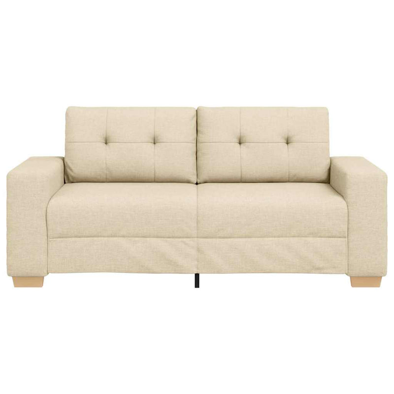 Canapea extensibilă crem 180x77x82 cm, material textil