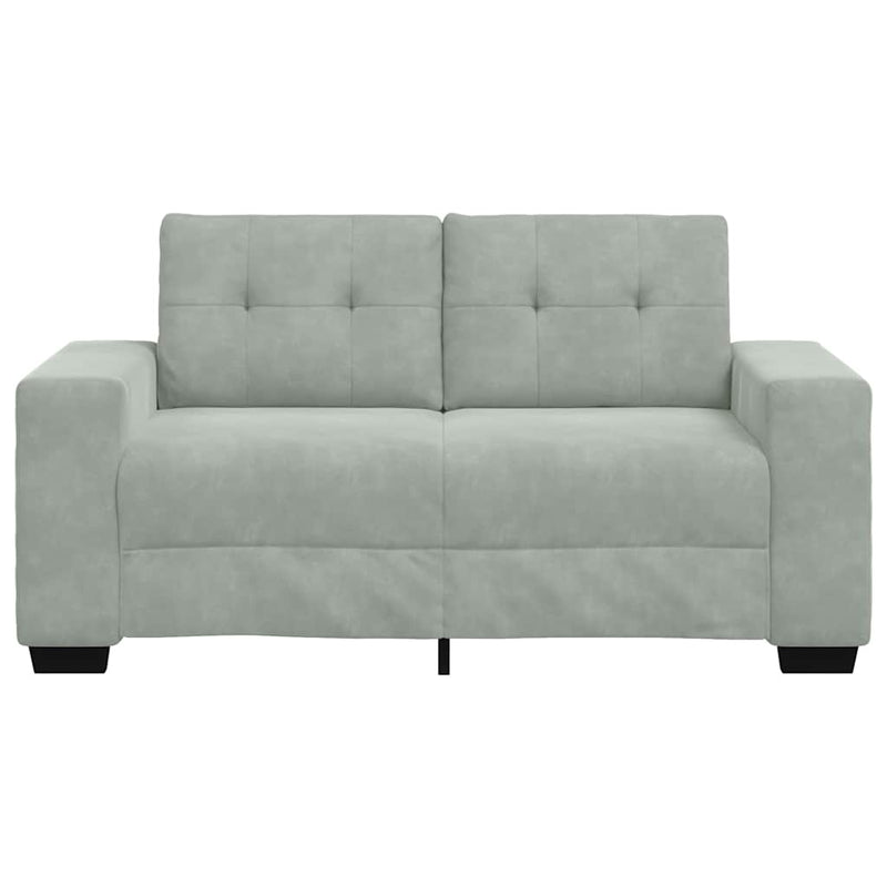 Canapea lovesea gri deschis 160x77x82 cm catifea