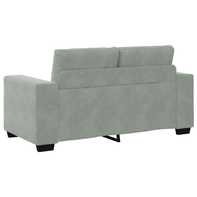 Canapea lovesea gri deschis 160x77x82 cm catifea