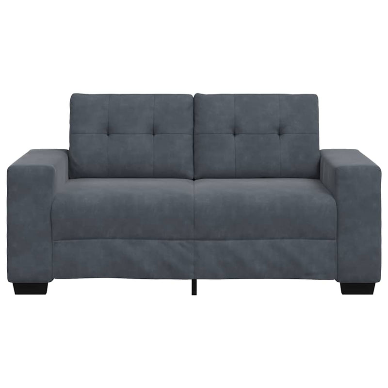 Canapea lovesea gri închis 160x77x82 cm catifea