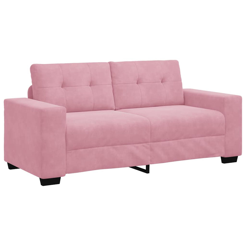 Canapea extensibilă roz, 180x77x82 cm, catifea