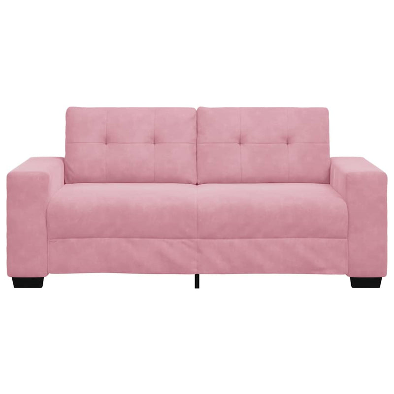 Canapea extensibilă roz, 180x77x82 cm, catifea
