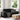 Canapea loveseat neagră 180x77x82 cm catifea