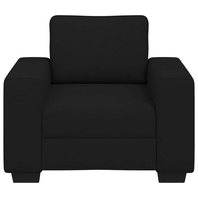 Canapea Scaun Negru 100x77x82 cm Tesatura