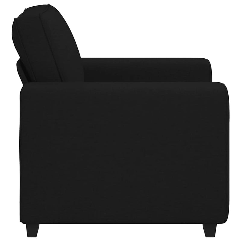 Canapea Scaun Negru 100x77x82 cm Tesatura
