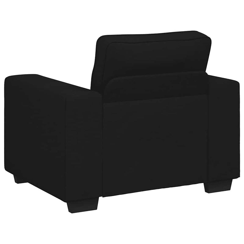 Canapea Scaun Negru 100x77x82 cm Tesatura