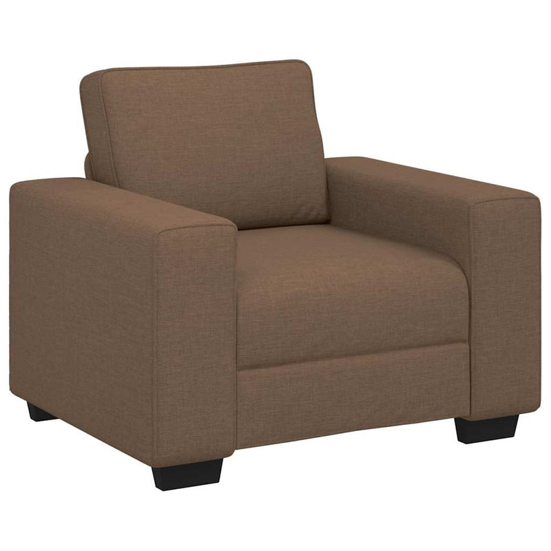 Canapea fotoliu maro 100x77x82 cm, material textil