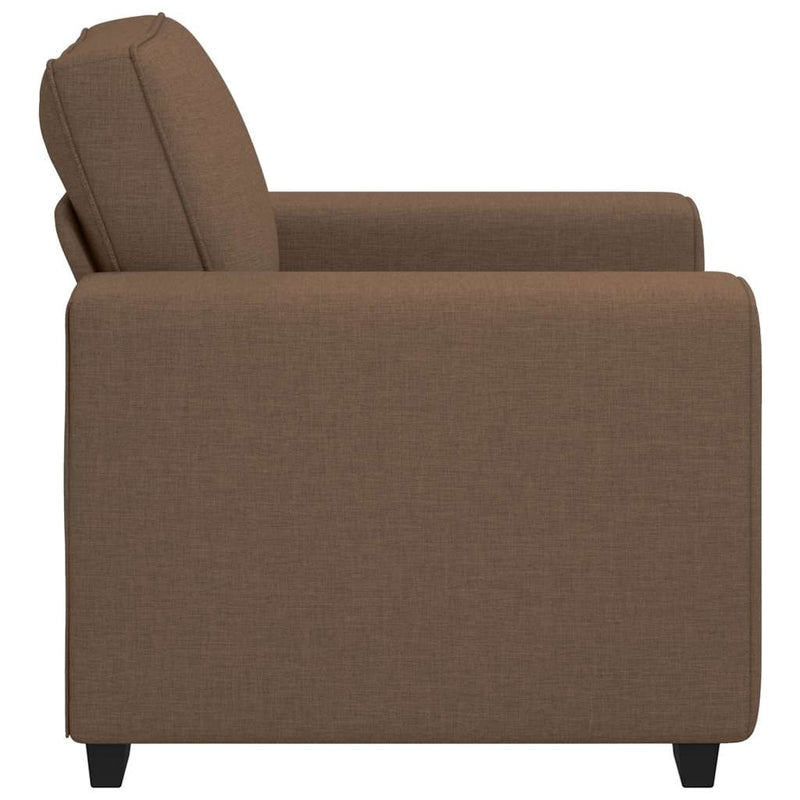 Canapea fotoliu maro 100x77x82 cm, material textil