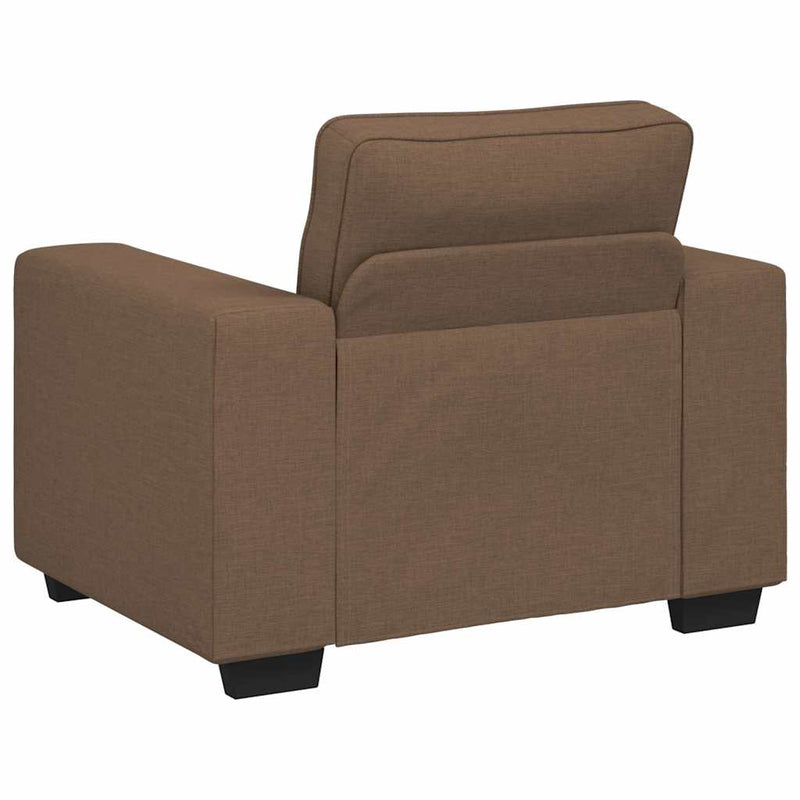 Canapea fotoliu maro 100x77x82 cm, material textil