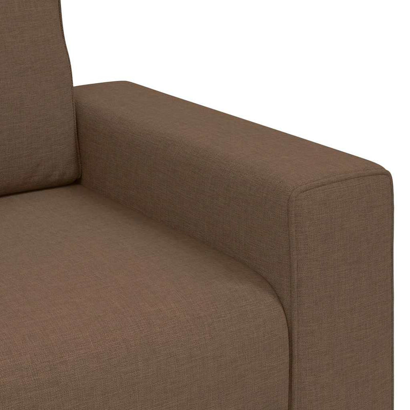 Canapea fotoliu maro 100x77x82 cm, material textil