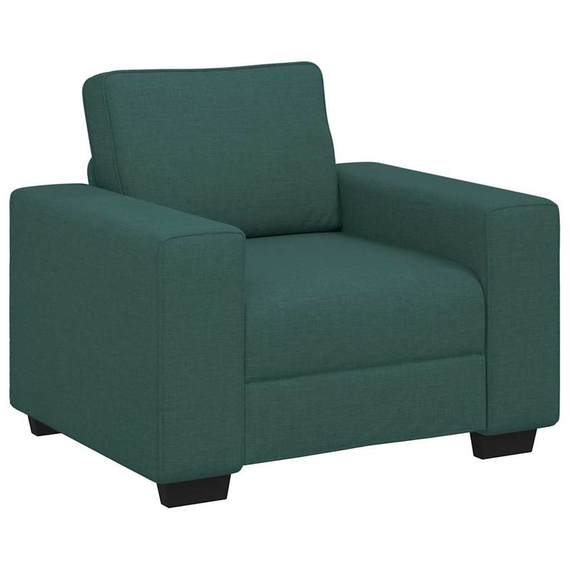 Canapea fotoliu verde închis 100x77x82 cm, material textil