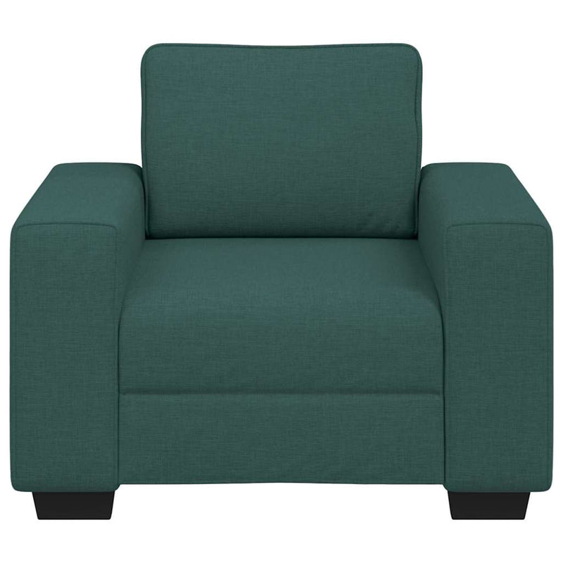 Canapea fotoliu verde închis 100x77x82 cm, material textil