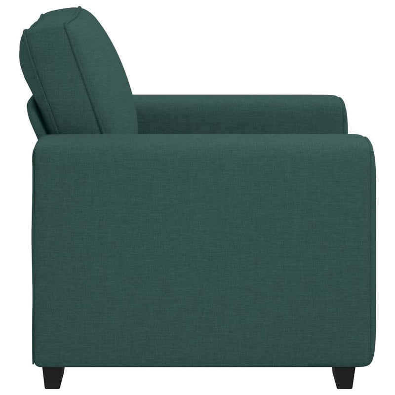 Canapea fotoliu verde închis 100x77x82 cm, material textil