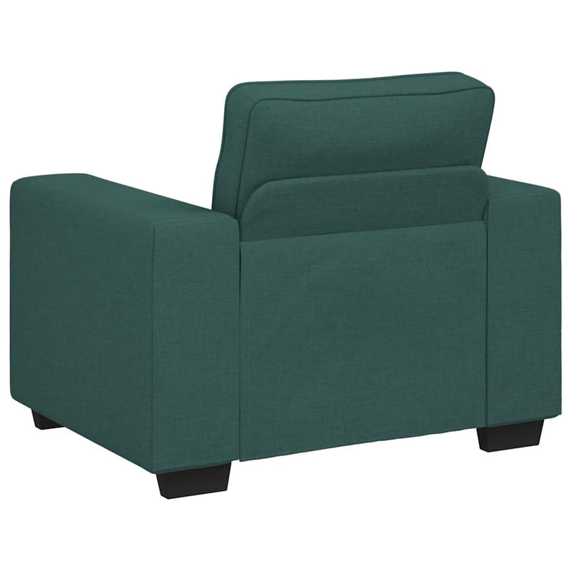 Canapea fotoliu verde închis 100x77x82 cm, material textil