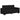 Canapea cu 2 locuri negru 180x77x82 cm stofa