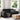 Canapea cu 2 locuri negru 180x77x82 cm stofa