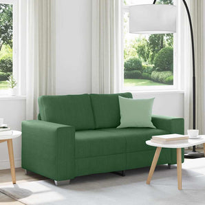 Canapea extensibilă verde închis 160x77x82 cm, material catifea reiată