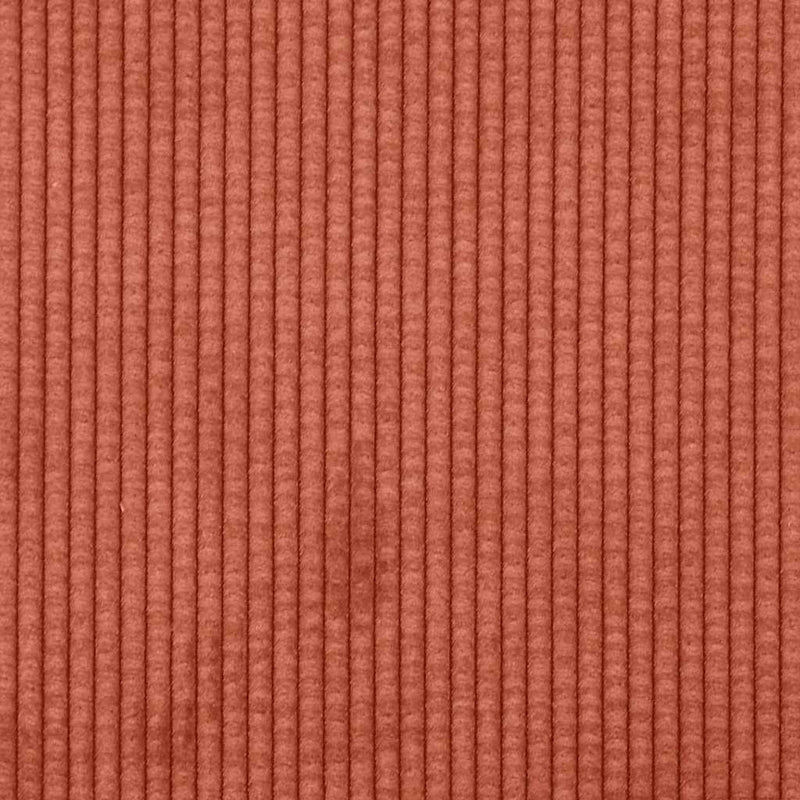Canapea extensibilă cu două locuri, roșu portocaliu, 160x77x82 cm, material catifea reiată