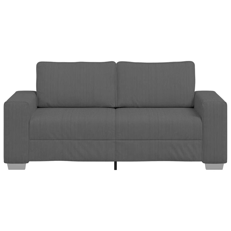 Canapea de tip lovesea gri închis 180x77x82 cm țesătură velur