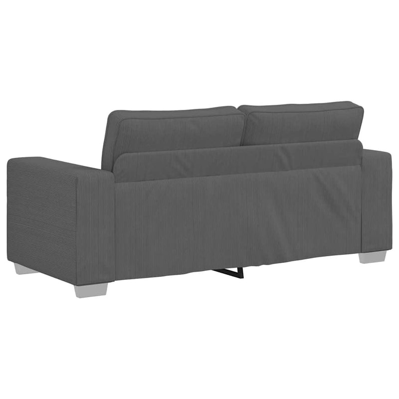 Canapea de tip lovesea gri închis 180x77x82 cm țesătură velur