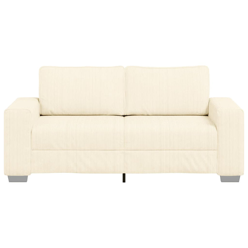 Canapea extensibilă crem 180x77x82 cm, material catifea reiată