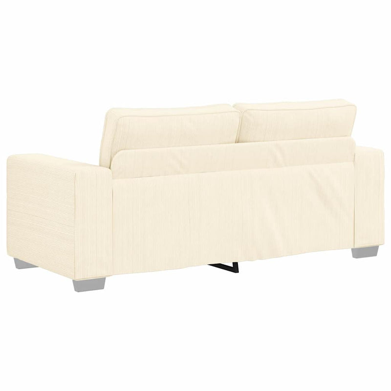 Canapea extensibilă crem 180x77x82 cm, material catifea reiată