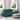 Sofa cu 3 locuri Verde închis 220 cm țesătură