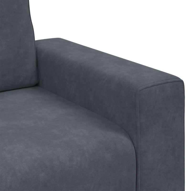 Canapea scaun gri închis 100x77x82 cm catifea