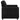 Canapea scaun negru 100x77x82 cm catifea