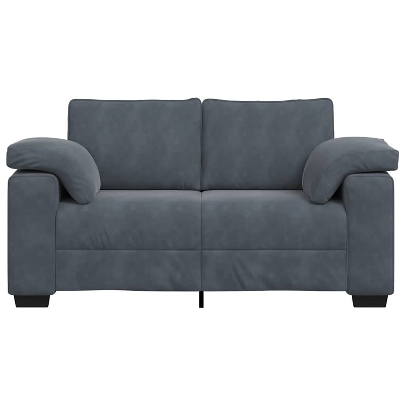Canapea lovesea gri închis 160x77x82 cm catifea