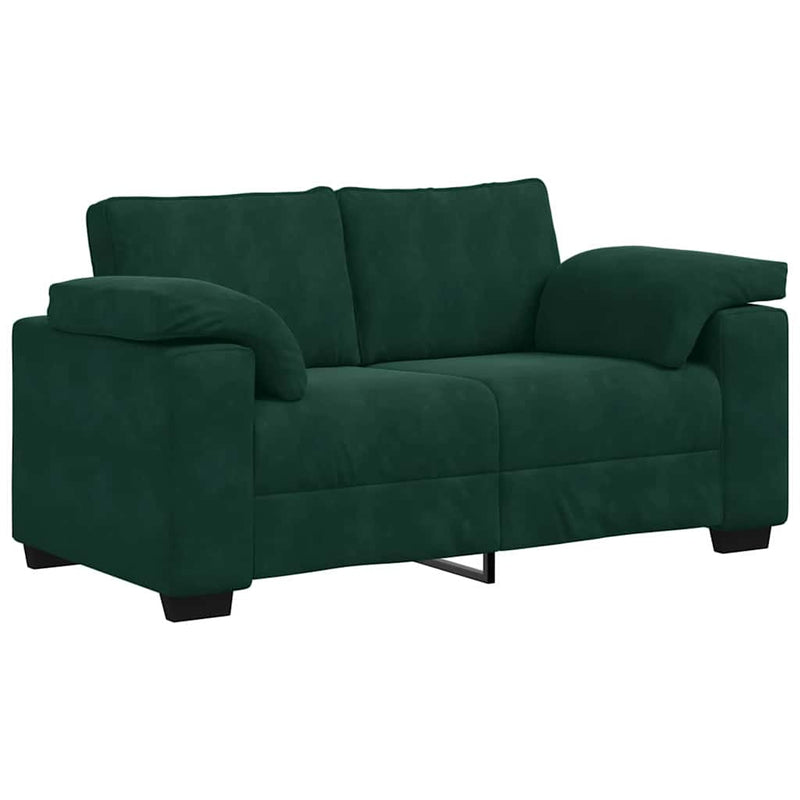 Canapea extensibilă verde închis 160x77x82 cm catifea
