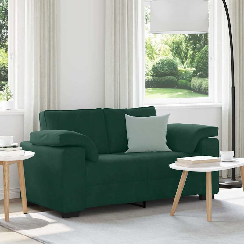 Canapea extensibilă verde închis 160x77x82 cm catifea