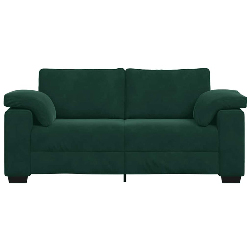 Canapea extensibilă verde închis 180x77x82 cm catifea