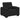 Canapea Scaun Negru 100x81x84 cm Tesatura