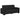 Canapea cu 2 locuri negru 180x81x84 cm stofa