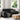 Canapea cu 2 locuri negru 180x81x84 cm stofa