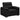 Canapea scaun negru 100x81x84 cm piele artificială