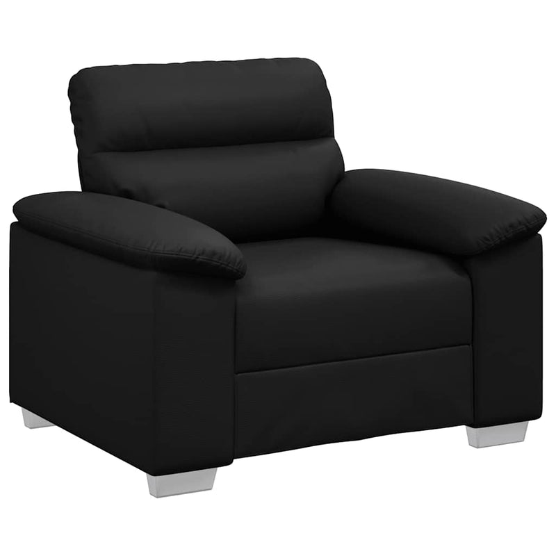 Canapea scaun negru 100x81x84 cm piele artificială