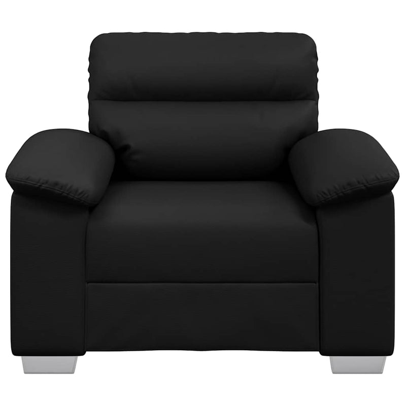 Canapea scaun negru 100x81x84 cm piele artificială
