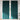 Perdele 2 buc. Verde închis 140 x 245 cm Catifea
